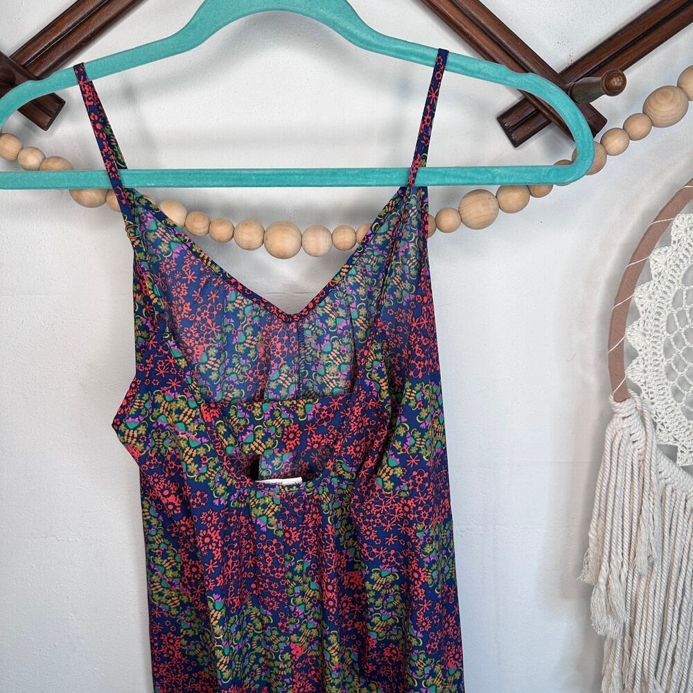 Natural Life Garland Navy Lightweight Maxi Slip Dress - Picture 3 of 5